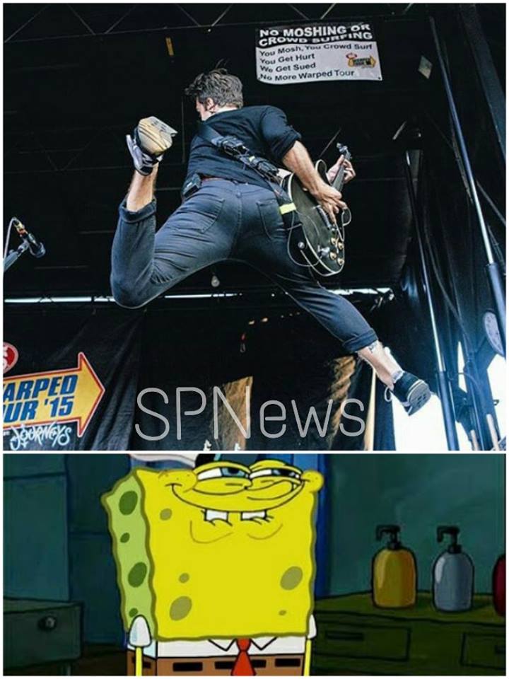 Ayesando9's tweet photo. Lol 😜😄 #PongeBob #SebastienLefebvre #SimplePlan http://t.co/P7iQoRfiRi