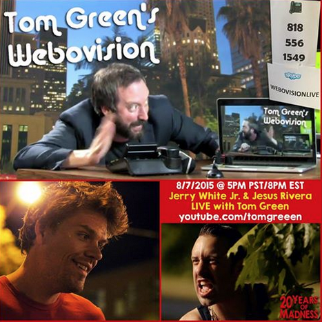 Slamdance's tweet photo. Catch @tomgreenlive Webovision! @jerrywhitejr will be talkin @20yrsofmadness &amp; the @ArcLightCinemas screening on 8/10 http://t.co/miR2YVigsW