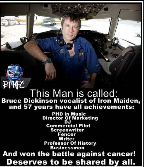 Happy Birthday to Bruce Dickinson! 