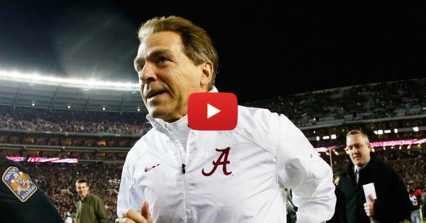 Nick Saban wished College Gameday s Lee Corso a happy birthday in the most Roll Tide way ever  