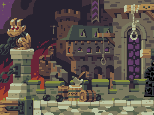 PixelProspector's tweet photo. Pixel Art Backgrounds for "Curses N Chaos" by @tributegames
http://t.co/d90nQnoDUC #pixelart http://t.co/6OyeHzTKlS