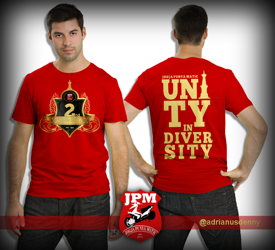 Kaos Anniv #2 Jogja Punya Matic " Unity of Diversity ". #JPM