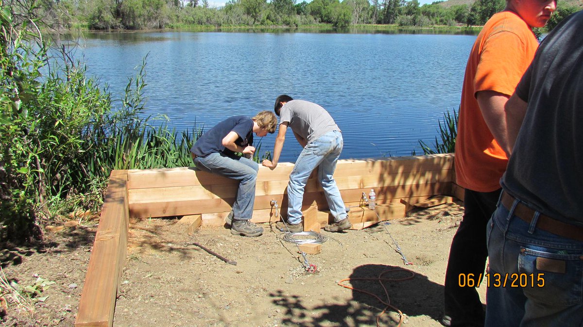 canyoncenter's tweet photo. KEENers join us at Helen McCabe Park tomorrow to build trails and fishing platforms! #forthisplace http://t.co/EURc96TWhM