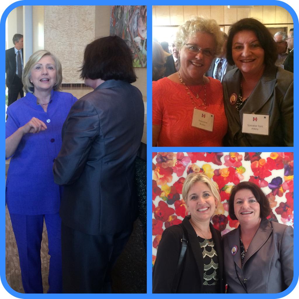 Breaking it down this am with <a href="/HillaryClinton/">Hillary Clinton</a> Chair <a href="/FrancineBusbySD/">Francine Busby</a> &amp; my fundraiser extraordinaire Kelli Maruccia!