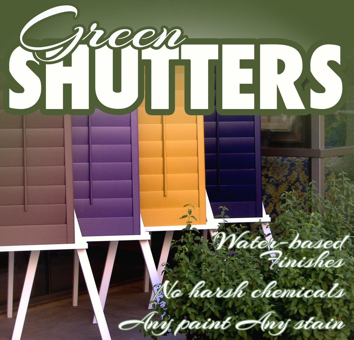 biltmoreshutter's tweet photo. Clean Green Shutters....#BiltmoreShutters http://t.co/NzjgSMVIjd