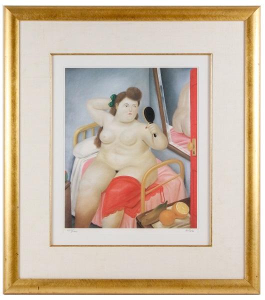 Bidsquare's tweet photo. #FernandoBotero "La Toilette" Lithograph, Signed @AandOAuctions #midcentury #modernauction http://t.co/oEA3B8x6Gz http://t.co/Nx6HA0j5XP