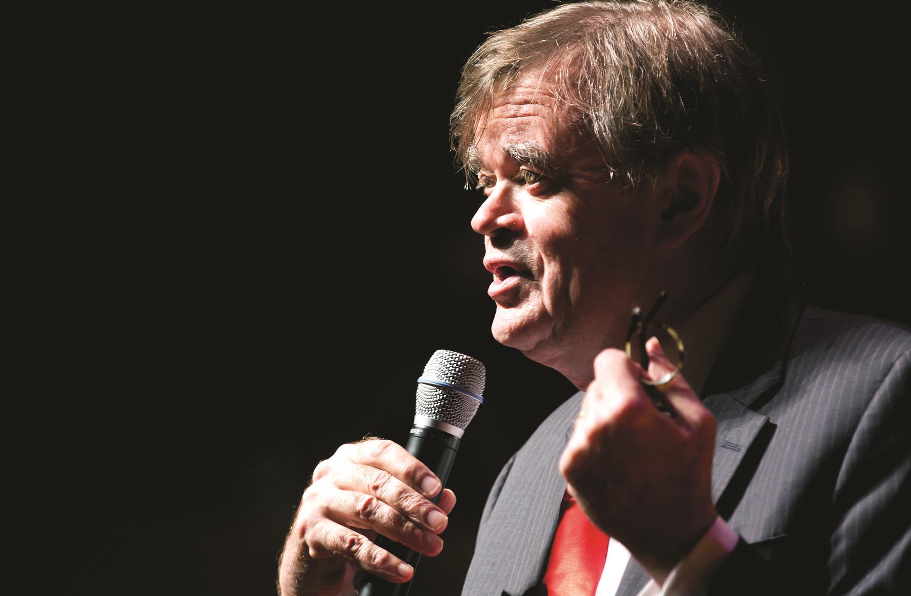 Happy birthday Garrison Keillor! love listening to your stories about the on 