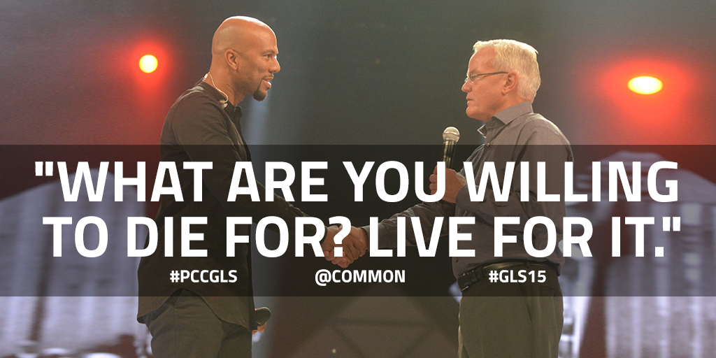 wearepantano's tweet photo. "What are you willing to die for? Live for it." - @common #PCCGLS #GLS15 http://t.co/vbErpXCEAU