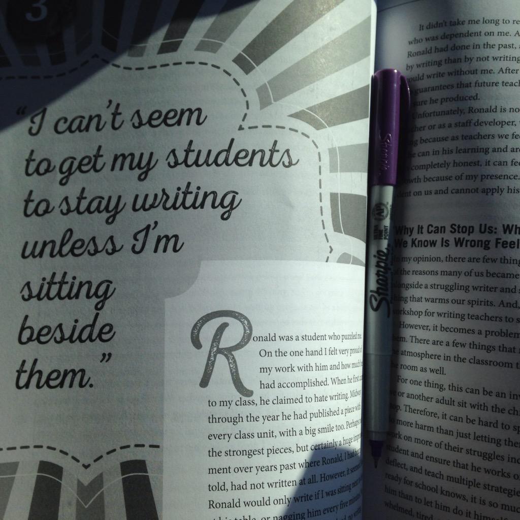 soneill17's tweet photo. Perfect read for the bus ride home. Thanks @TCRWP @colleen_cruz @eric_hand_TC for a great week of PD! #TCRWP http://t.co/YEv1B256mA