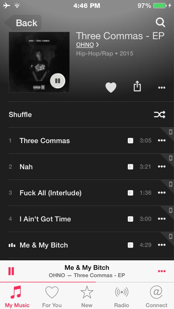 xbabygirlsoniax's tweet photo. If you don't fuccs with @OHNOfromLA 's #ThreeCommasEp then ... #bitchthedoor 👉🏼🚪 cuz it's flame🔥💯👌🏼 http://t.co/5HWHwj0OUs