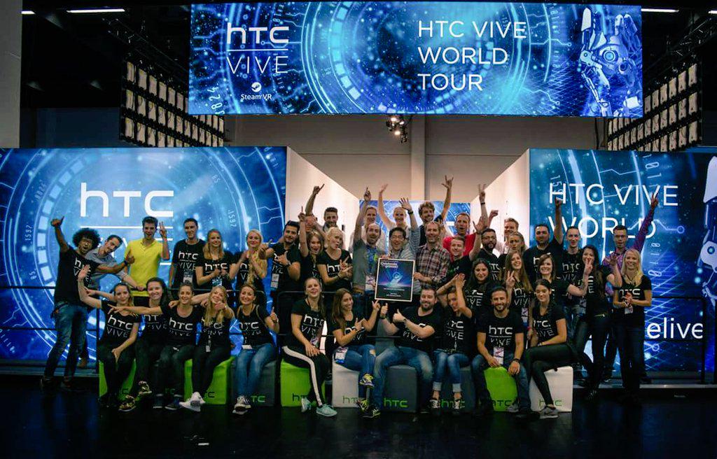 Congratulations to the <a href="/htcvive/">HTC VIVE</a> team for winning the award for Best Hardware at <a href="/gamescom/">gamescom</a>. Great job! #HTCviveLive