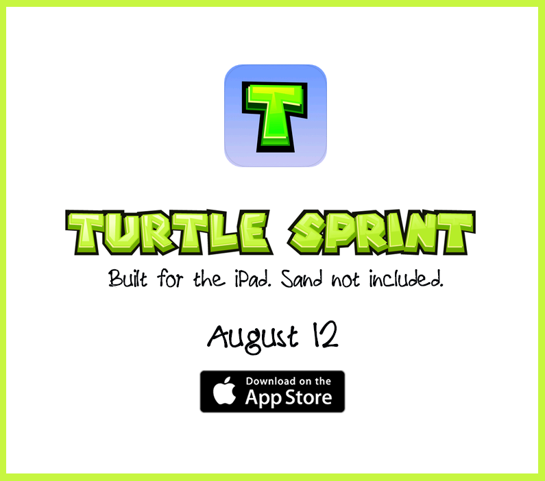 ndxpgames's tweet photo. It will be a privilege to share #TurtleSprint with all of you on Wednesday, 8/12! #gamedev http://t.co/8Ym9j54MCS