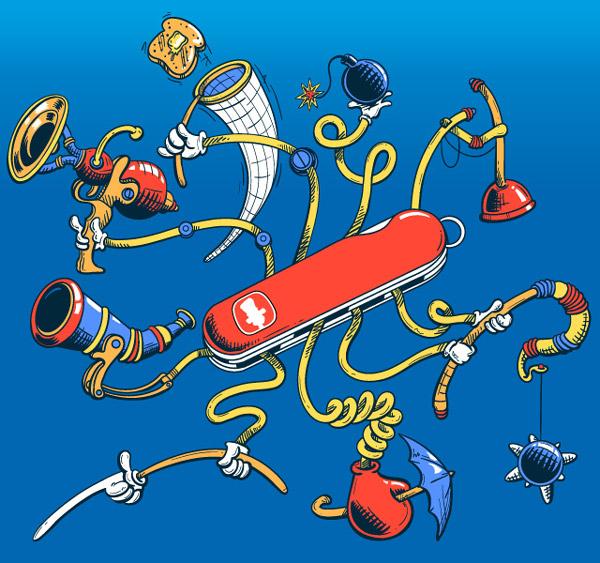 Swiss fun knife