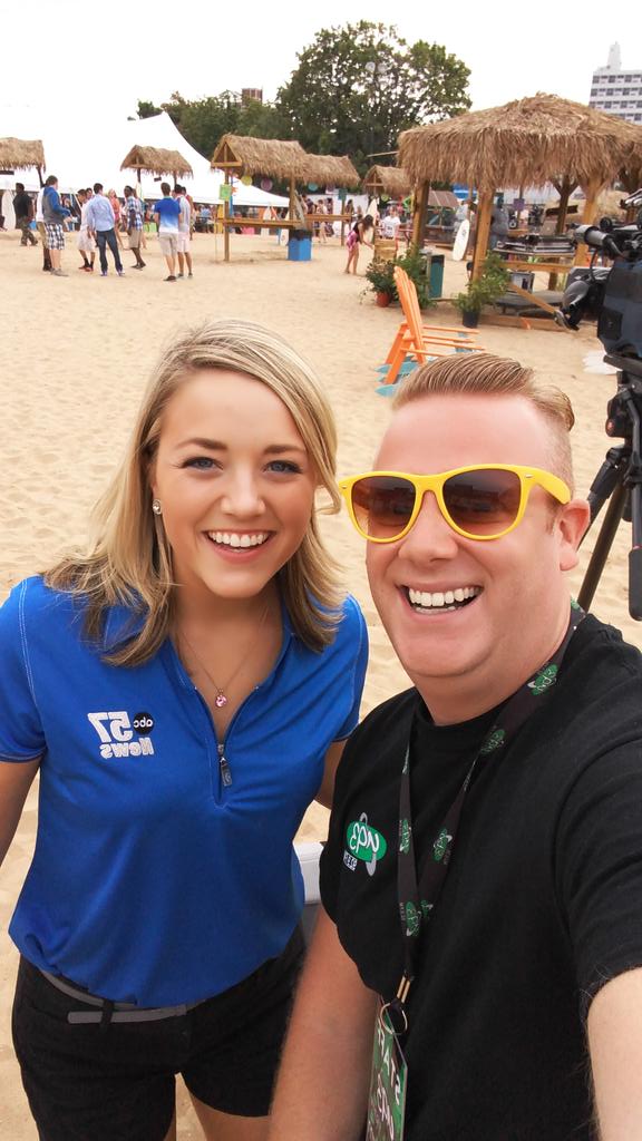 BigPermRadio's tweet photo. @JackieABC57 and I at @ontheriverfest !! #OTR2015 http://t.co/aGVbv4okrw