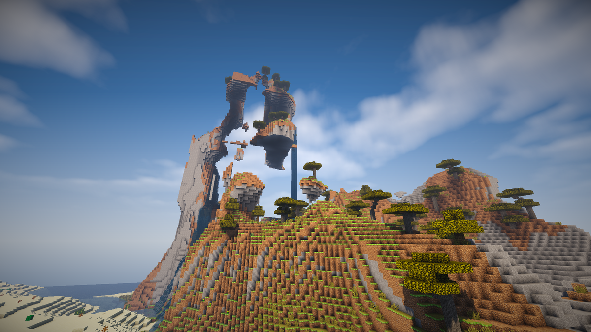 Floating savanna island seed in #Minecraft PC version!

See video &amp; seed:
youtube.com/watch?v=t7aVyw…