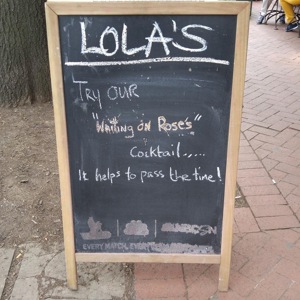 Ain't that the truth... #BarracksRow  <a href="/LolasDC/">Lola's Bar & Grill</a>
