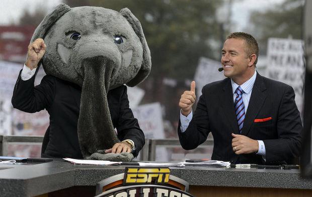 For all the times Lee Corso picked Bama to win. Happy 80th birthday coach. 
