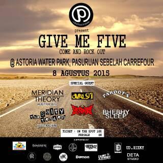 Nanti ya jgn lupa ke Astoria, join sm Rockstar australia, Tiket cm 10rb rupiah #GiveMeFive 👊👌