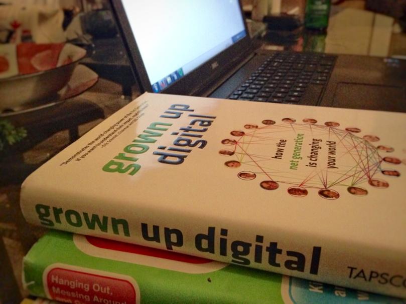 WWWebless's tweet photo. A little bit of late night reading on the net generation. @dtapscott #GrownUpDigital http://t.co/2Uc0JR2QAA