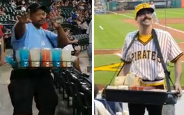 Cut4's tweet photo. The people have spoken, and Derrick "Lemonade Guy" Moore of the @Dbacks is your #MLBTopVendor: http://t.co/wLYuBZJDsz http://t.co/zGDFhW8UwS