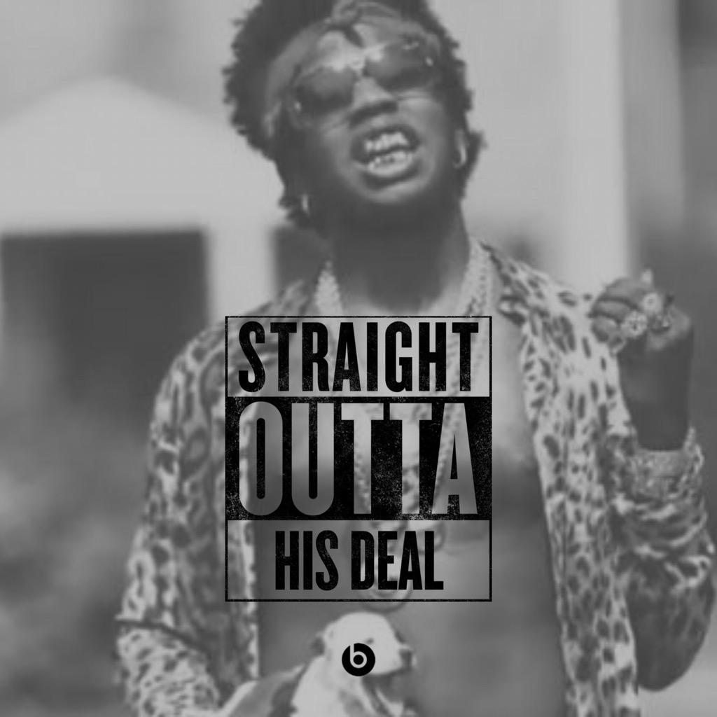 TheGDuncan's tweet image. Straight outta his deal #StraightOutta #BeatsByDre