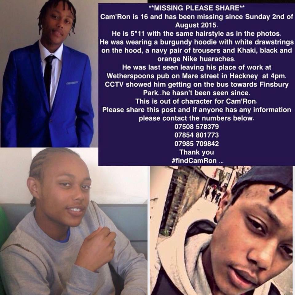 MrsBurin79's tweet photo. @Meg_HillierMP please retweet my Godson has been missing in Hackney for nearly a week. http://t.co/4muxxH36E6