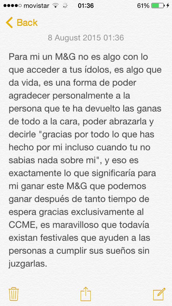 catxrsis_'s tweet photo. Si es verdad que los sueños cumplen, ayudadme a cumplir el mío, por favor #CCMELovers @CocaCola_es @Tony__Aguilar 🙏🏼 http://t.co/7bh1ehy0SS