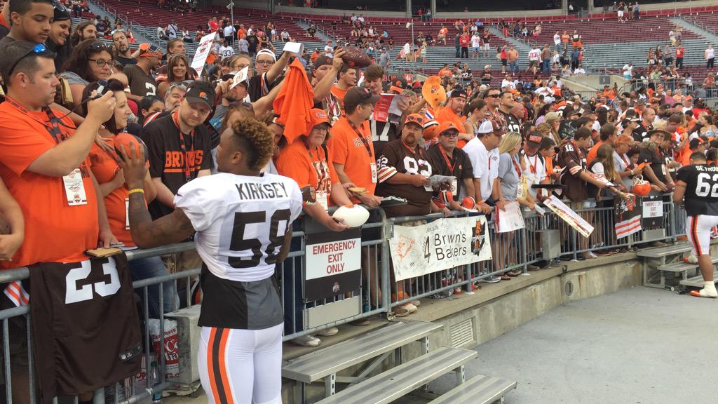 That about does it here - what a great night! The #DawgPound is strong in Columbus!