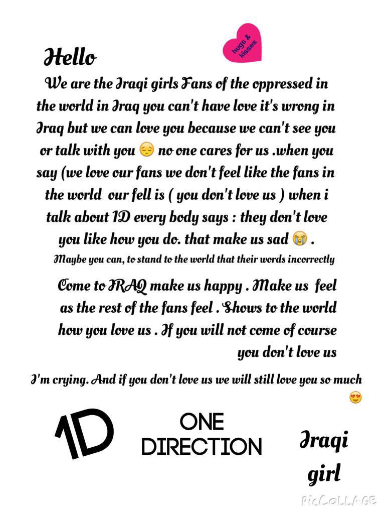 fto0ma_queen's tweet photo. #1dcometoiraq #iraqi_directioners #we_want_1d_in_iraq @Louis_Tomlinson @Real_Liam_Payne @NiallOfficial @Harry_Styles http://t.co/iX6oXw7Fj6