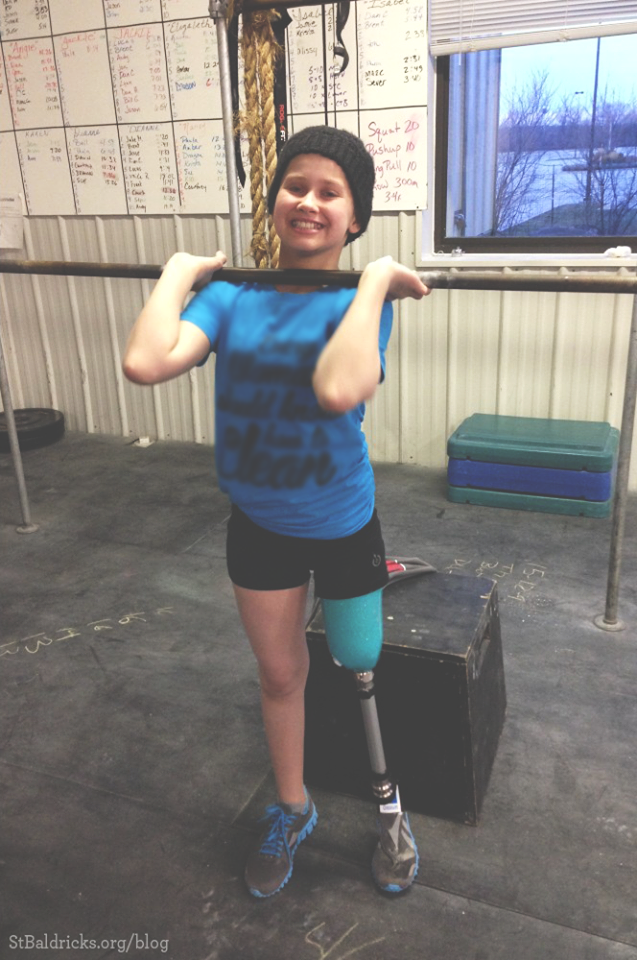 StBaldricks's tweet photo. When Kate lost her leg to childhood cancer, she thought her days as a gymnast were over... https://t.co/JcyglMey3t https://t.co/N2KgzSptma