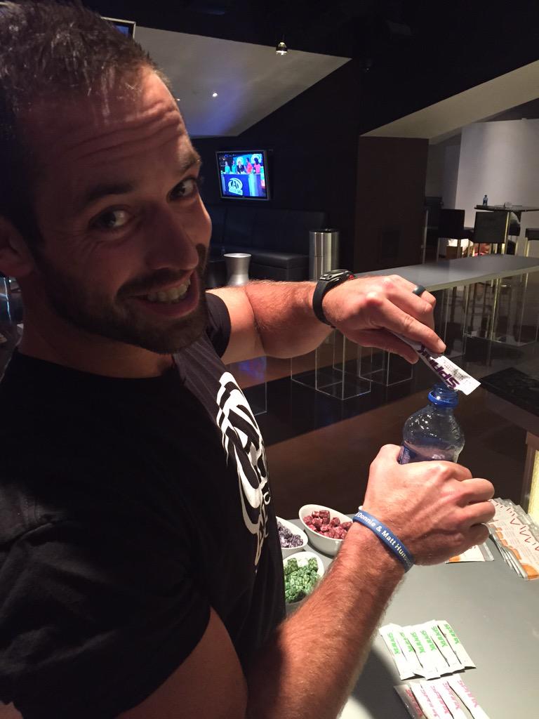 It's Grape Spark for Rich backstage at <a href="/advocare/">AdvoCare</a> Success School
