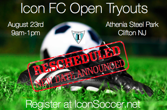 iconsoccer's tweet photo. ****UPDATE*** We have changed our tryout date to accommodate more players.  The new date is August 23rd from 9am-1pm http://t.co/IwDtouHEEC