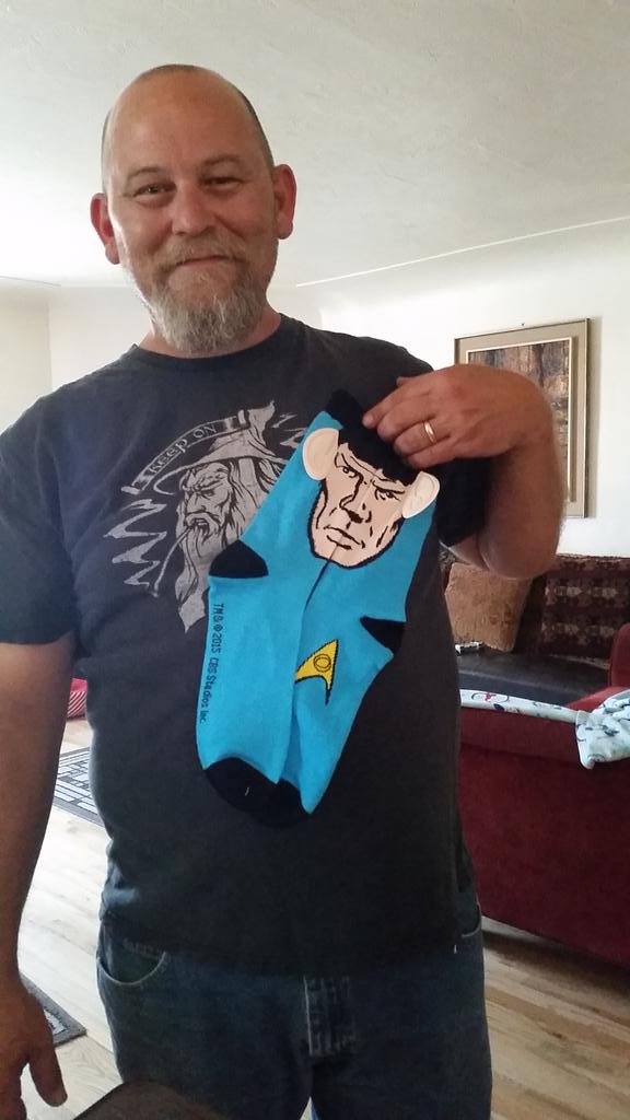KyaCloud's tweet image. Hubby's new #Spocks. Happy Friday!