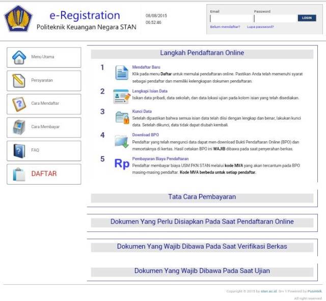 Lebih cepat lebih baik ya, yuk segera cek stan.ac.id