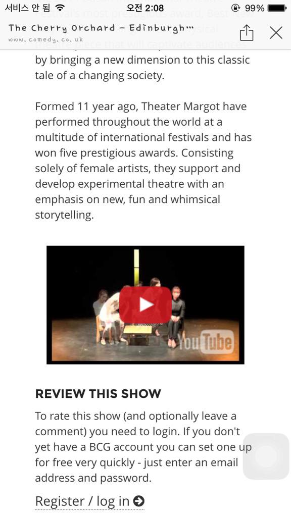 margot_cherryb's tweet photo. Good start # 4star🌟@margot_cherryb @Cvenues @edfringe @FringeCentral http://t.co/3ymLGCH3si