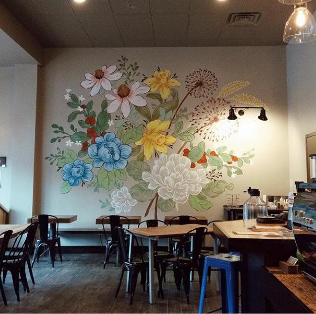 flactar_frowels's tweet photo. New mural at water street coffee bar in coralville, iowa. Photo by mariah poyzer http://t.co/wwCYTY9fw4