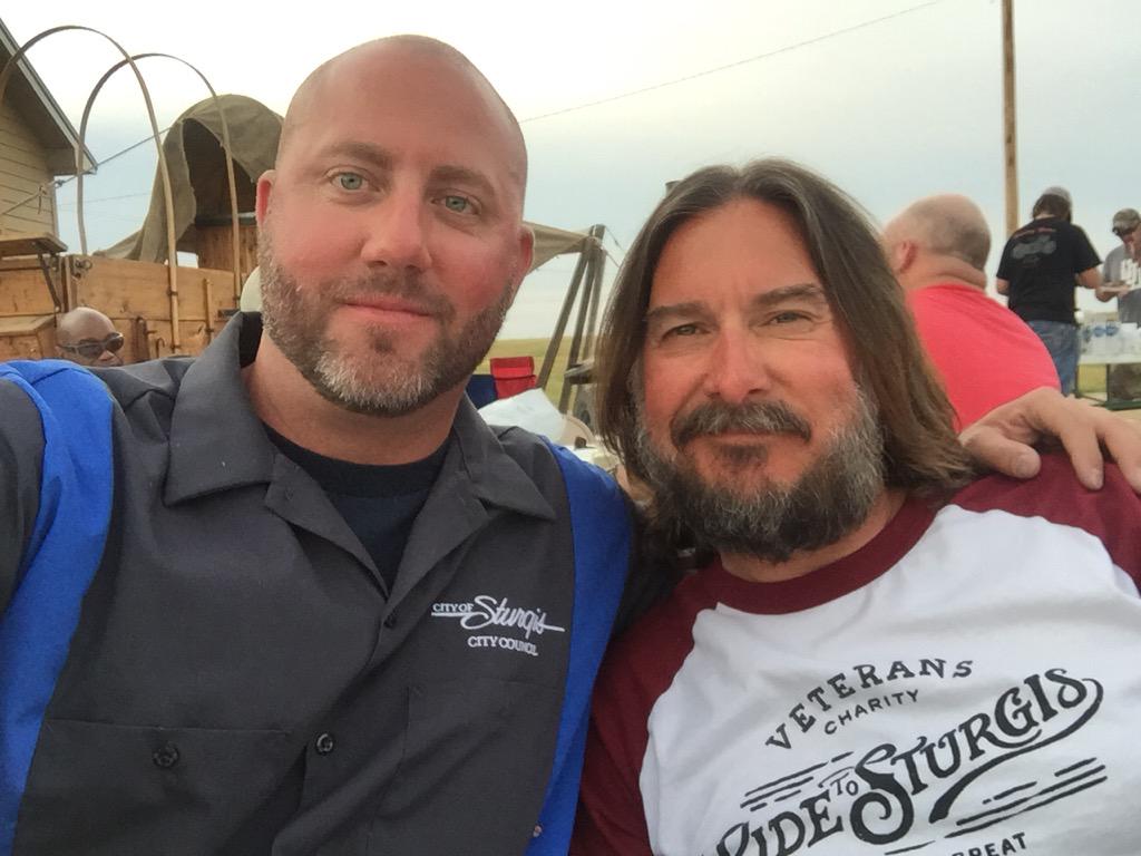 Enjoying a great evening supporting <a href="/VeteransRide/">Veterans Ride</a> honoring our #military heroes!