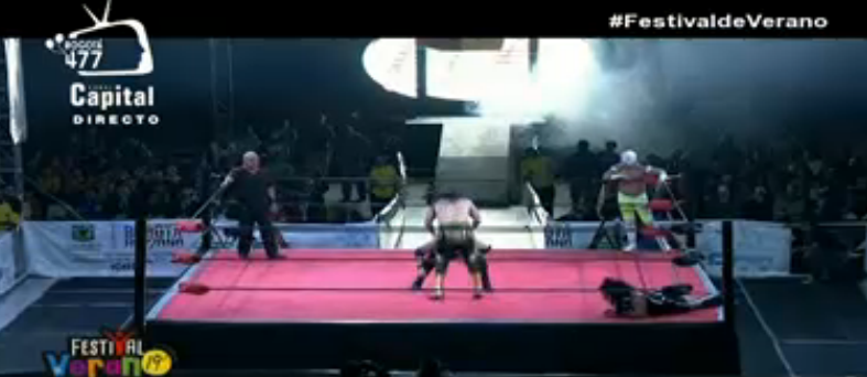 CanalCapital's tweet photo. Canal Capital transmite en directo @luchalibreaaa, no se la pierda. #FestivalDeVerano http://t.co/7w299gJYcg