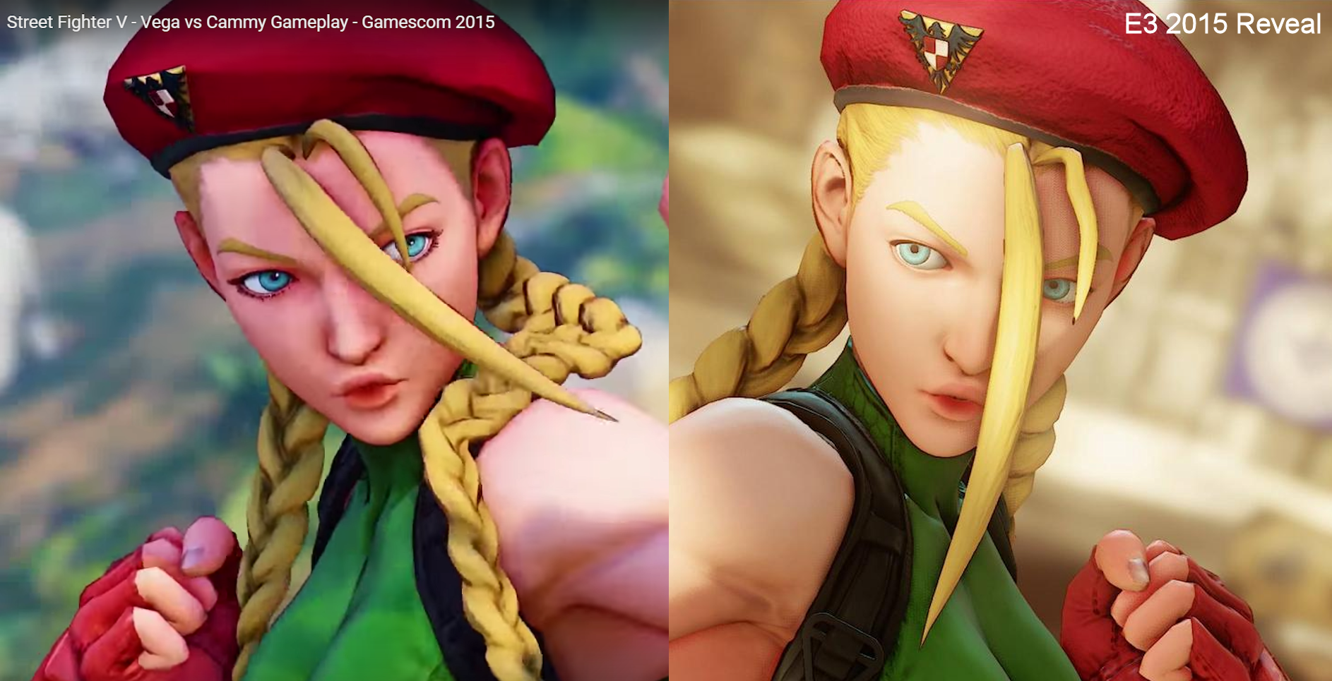 Street Fighter V - Vega vs Cammy Gameplay - Gamescom 2015 