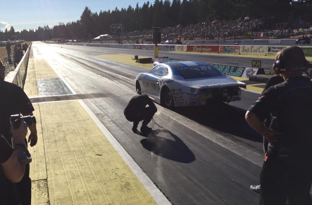 JonathanGrayPS's tweet photo. Q2: Jonathan soars to a 6.505, 212.13 in the #GrayManufacturing #Camaro, he is No. 2 at #NHRA #NorthwestNats! http://t.co/kWN5qAjCh8