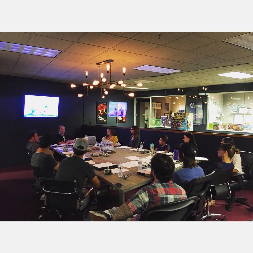 WvEntertainment's tweet photo. Production kick off meeting in full effect! #DouglasFamilyGold #NBCUCable #WVE http://t.co/iLnuWoDMHI
