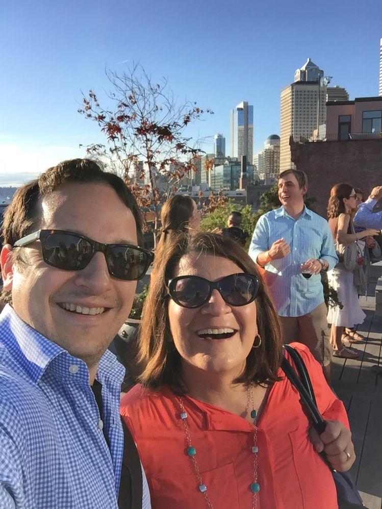JSHorwitz's tweet photo. On the roof top of @galvanize opening the doors to #inclusivedatascience with @ibm @IBMAnalytics @IBMbigdata http://t.co/SDCE4Mkyjw