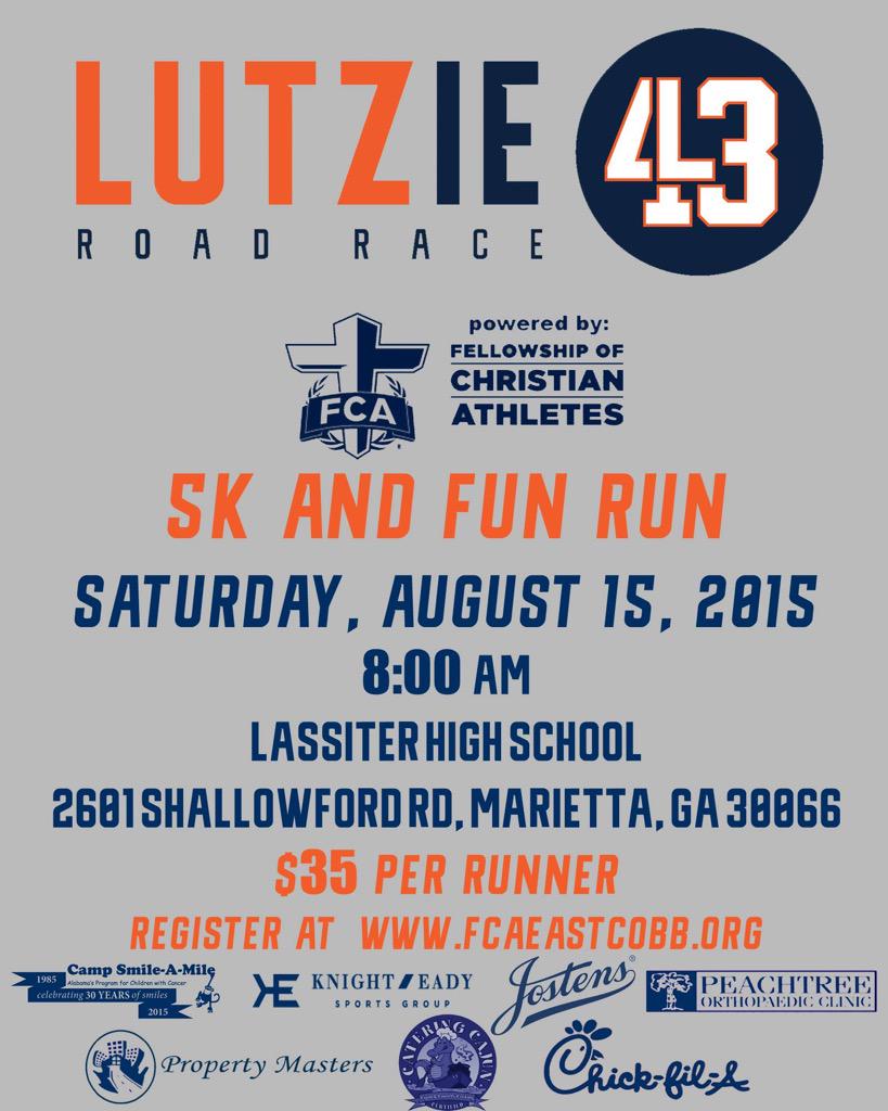 Mikeleaz's tweet photo. Can't make it 2 @lutzie43 Race? U can still sign up as a 'ghost runner' &amp; support the cause. mleazer@fca.org for info http://t.co/9DR1f9tLyA