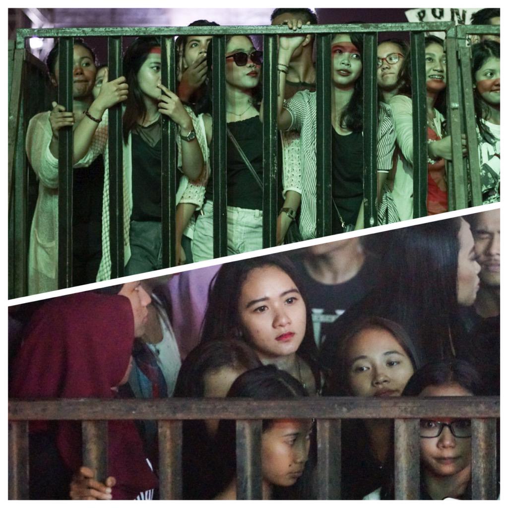 Kamtis sejati tetap selalu menjaga wanita di barikade, walau kadang nyenggol dikit haha... #SoekamtiDay #Pontianak