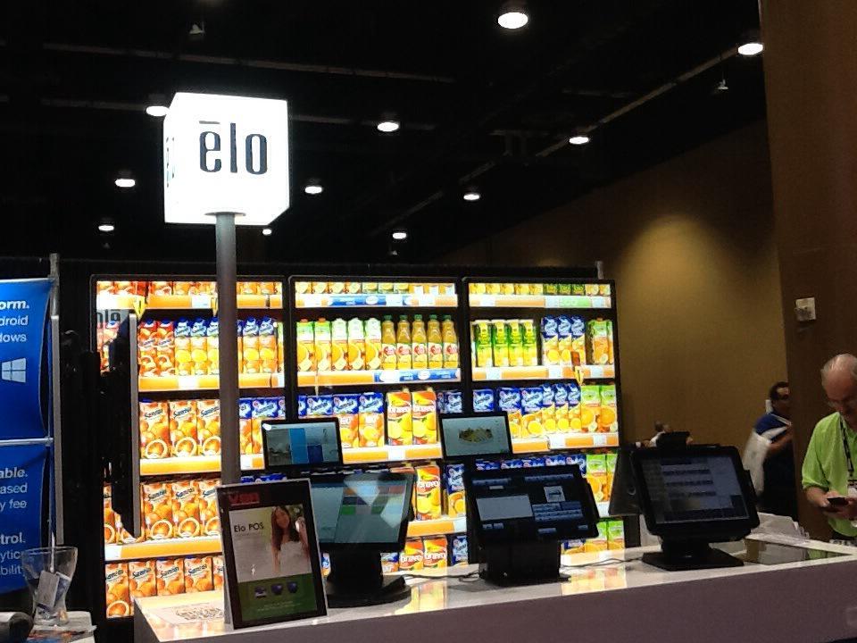 NPOSCORP's tweet photo. ELo @RetailNow2015 at Gaylord Palms, Orlando, earlier this week with fingerprint recognition...nice! http://t.co/RPNthsyFPz