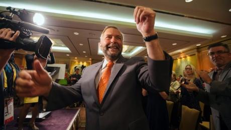 CBCNews's tweet photo. Tom Mulcair says a debate without Stephen Harper 'wouldn't make much sense' http://t.co/DmT0jFpYQp http://t.co/h56rX6eUCY