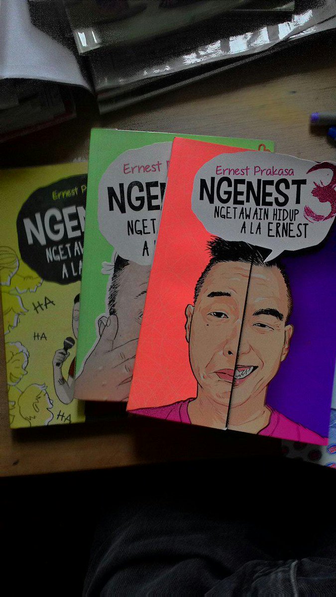 1Holycious's tweet image. Lengkap sudah trilogi koh @ernestprakasa ditunggu karya selanjutnya !!
