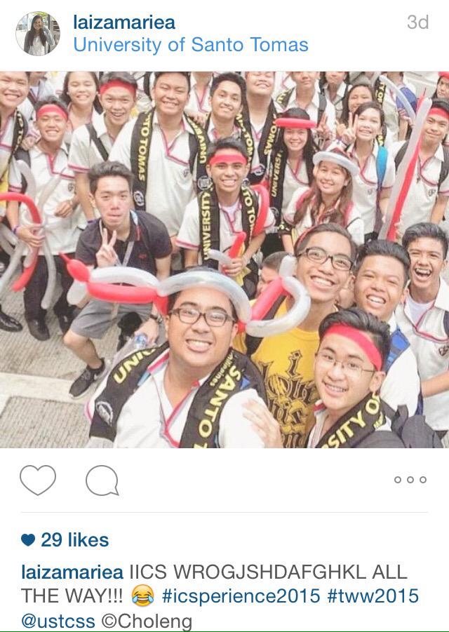 USTCSS's tweet photo. Congratulations to our third placer, @Laizassi!! We love both your photo and caption! 👏🏻😂🎊🎉 #ICSperience2015 #TWW2015 http://t.co/tZ8aDKWvvl