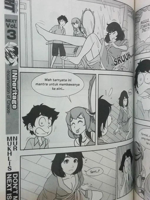 INI JG APAAN HAHA keinget doraemon. Mulai menjurus ke battle..lagi. Jd fantasi aja smua komik sf #shonenfight #jeenie 