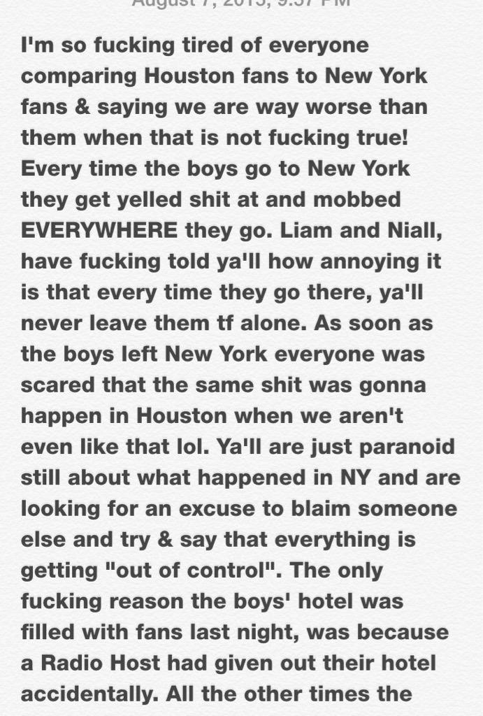piinkharry's tweet photo. RANT ABOUT EVERYONE HATING ON HOUSTON FANS! πΈβοΈ
RT & FIGHT ME IF YA WANT ON THIS
#WelcomBackToTexas1D http://t.co/2r71fX0wvs